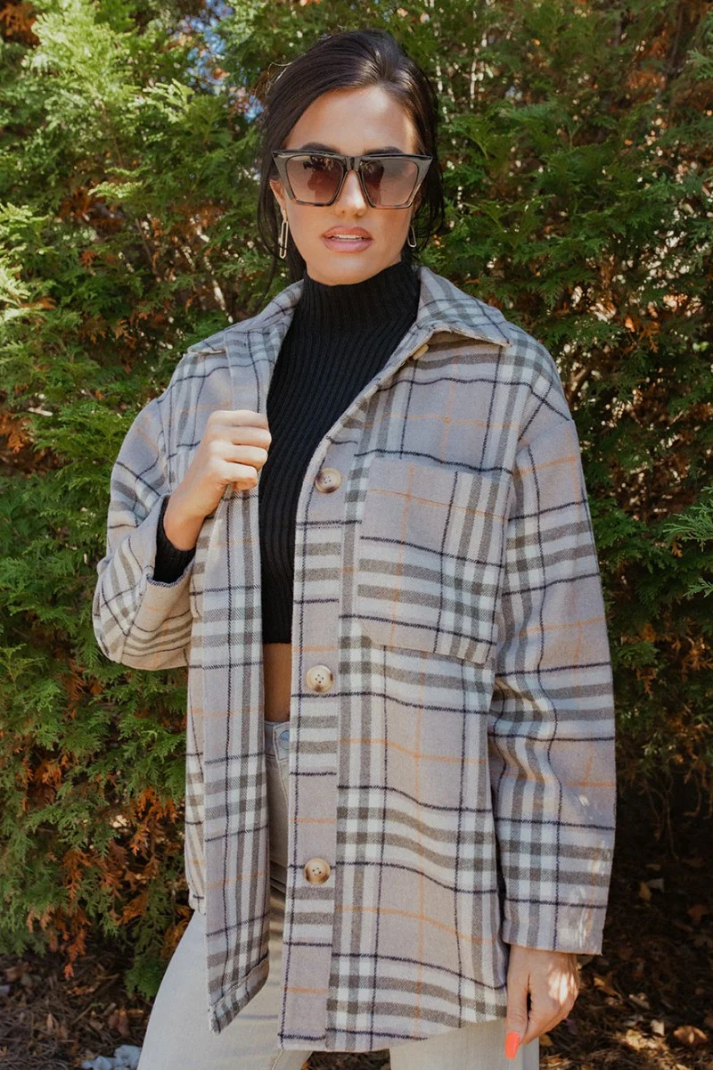 On The Road Plaid Shacket