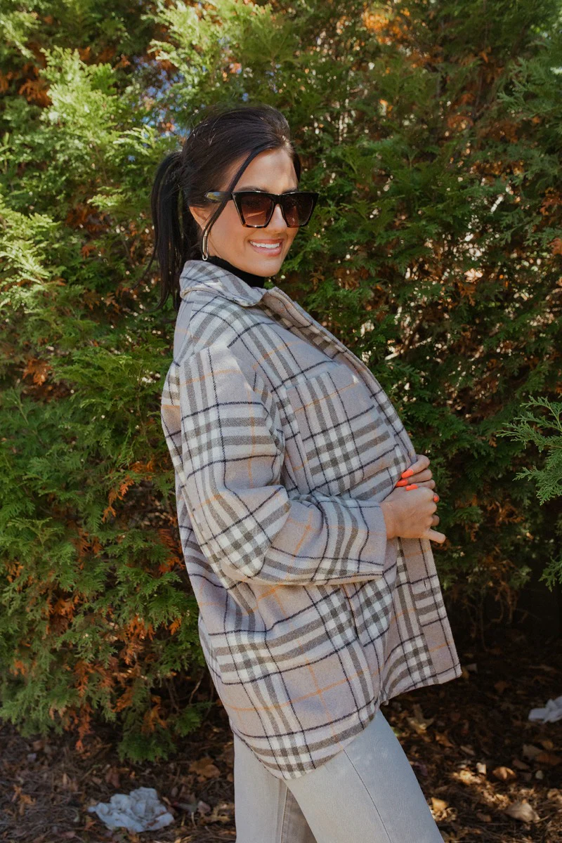 On The Road Plaid Shacket - Image 3