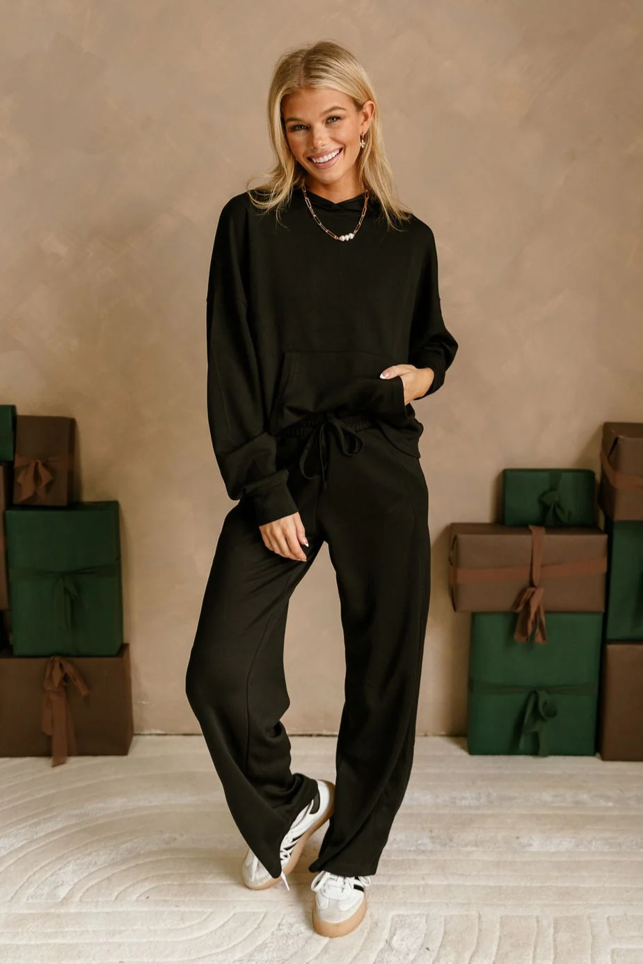 Parker Black Butter Soft Hoodie Pullover - Image 2