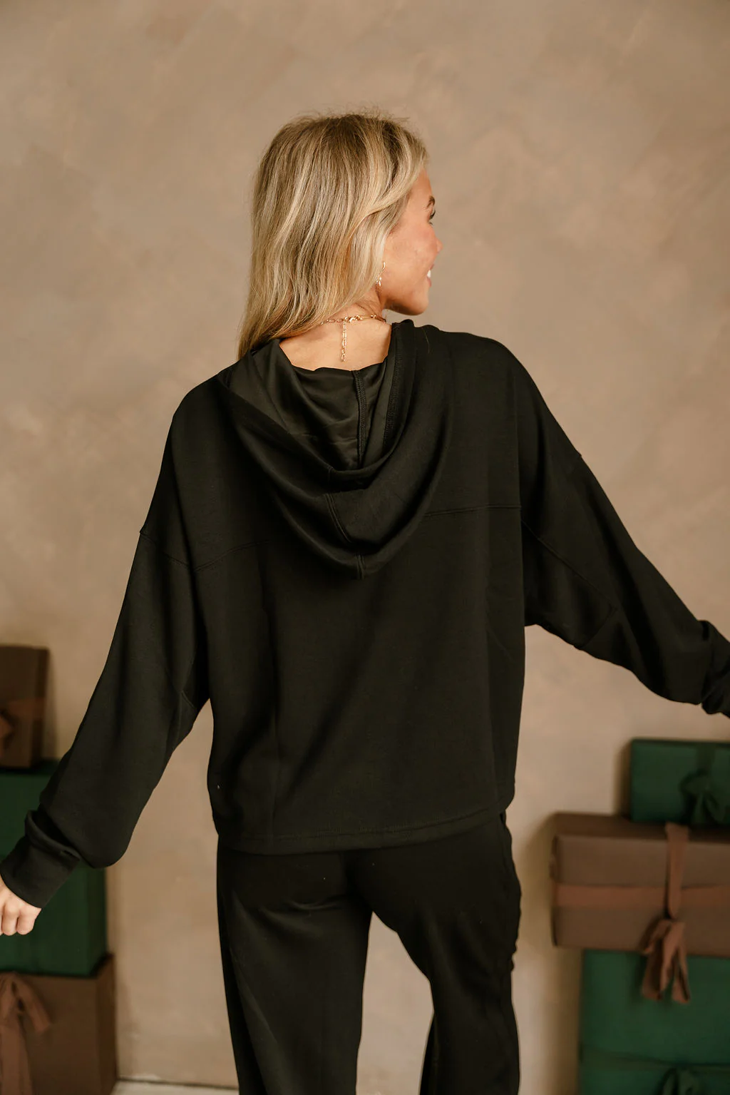 Parker Black Butter Soft Hoodie Pullover - Image 4