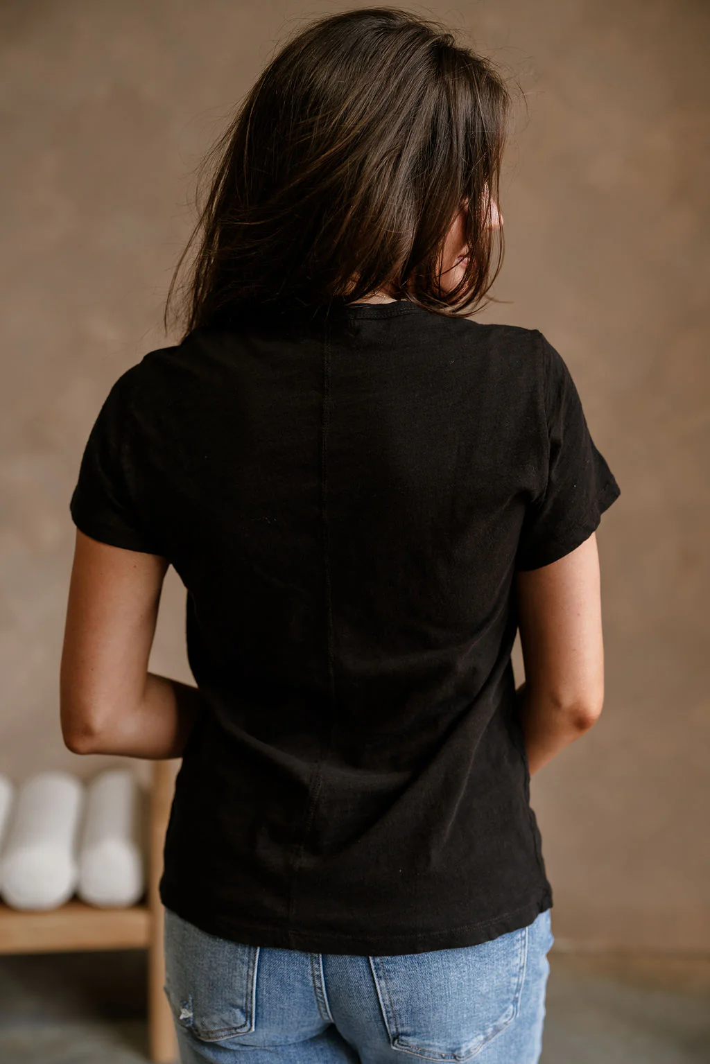 Payton Black Short Sleeve Tee - Image 8