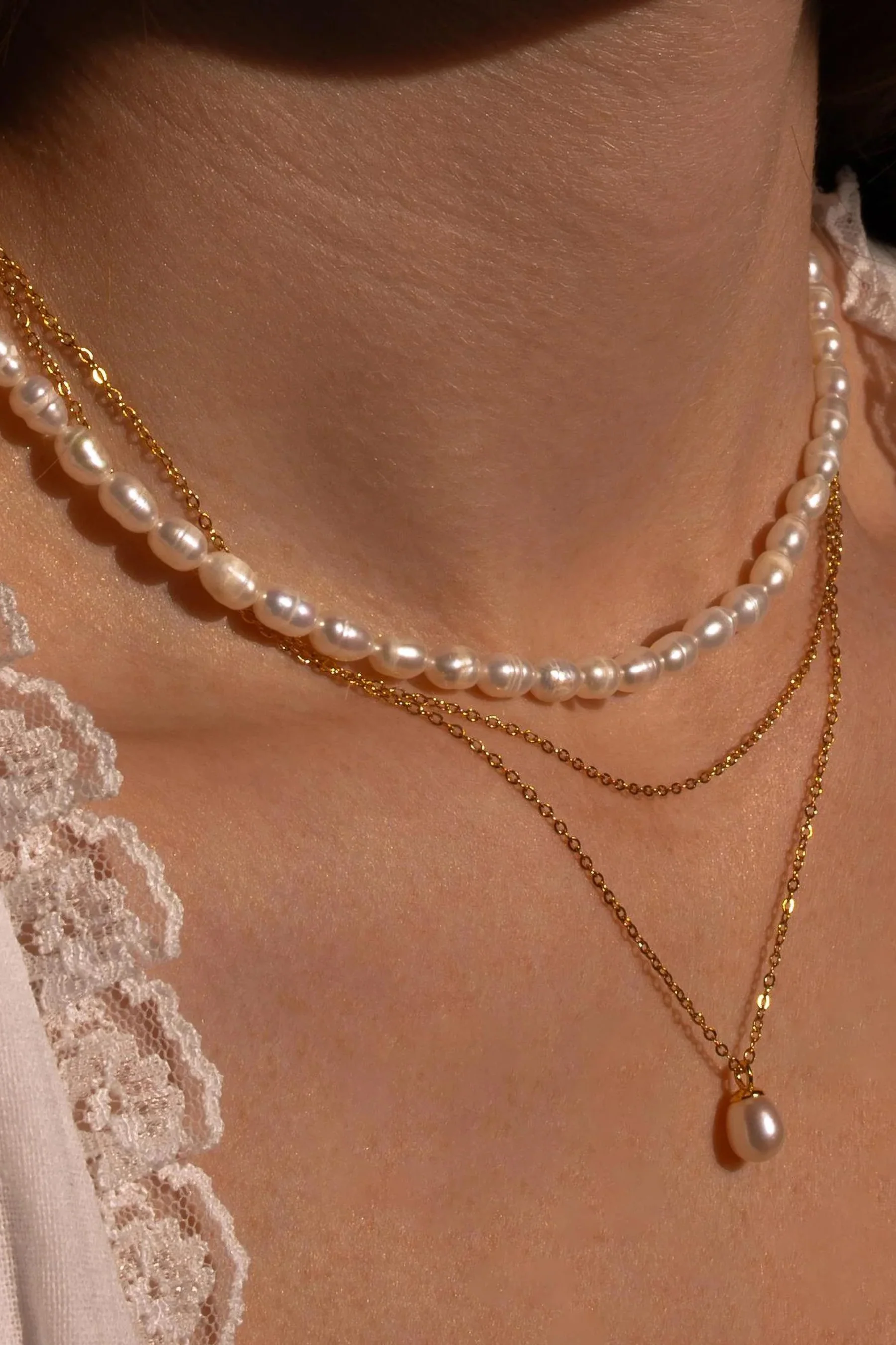 ALCO Pearl Diver Petite Necklace