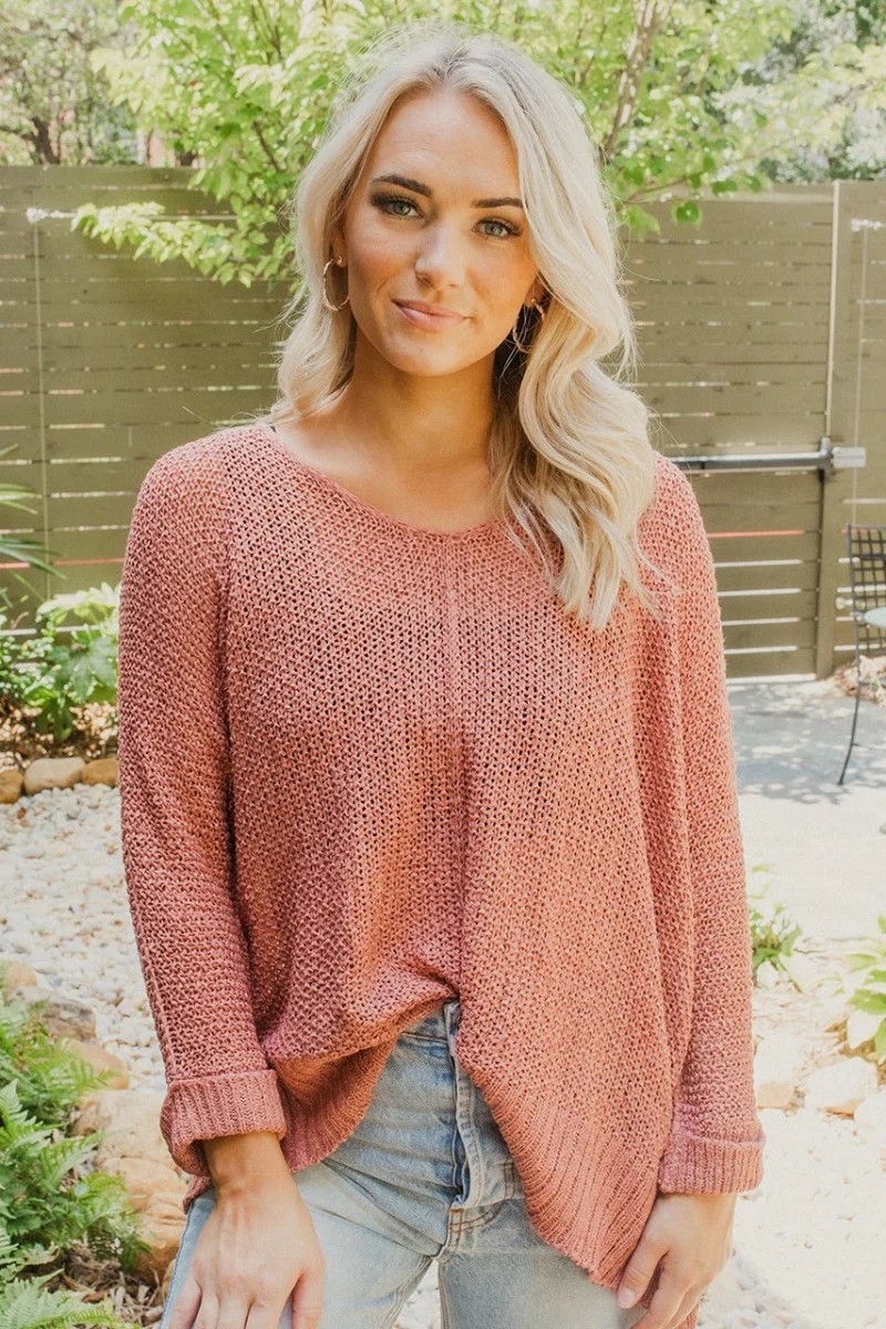 Easy Breezy Top In Ginger