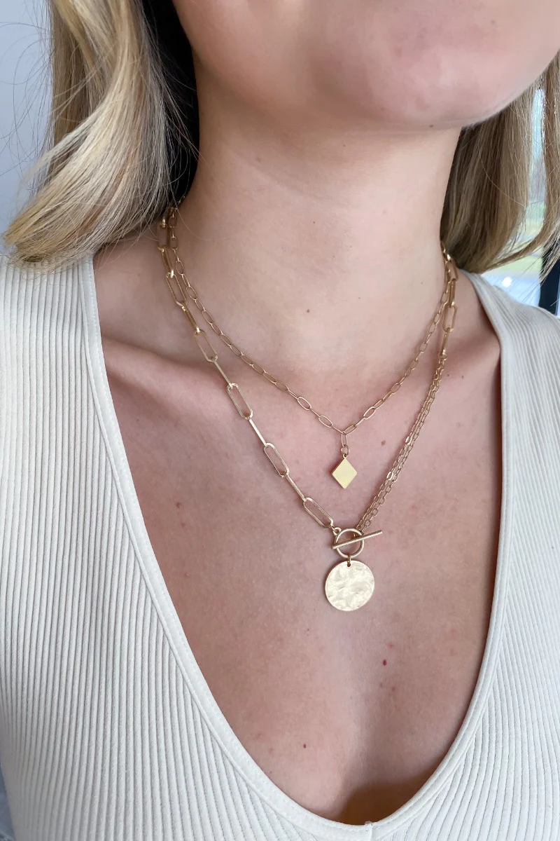 Plated With Love Necklace in Gold