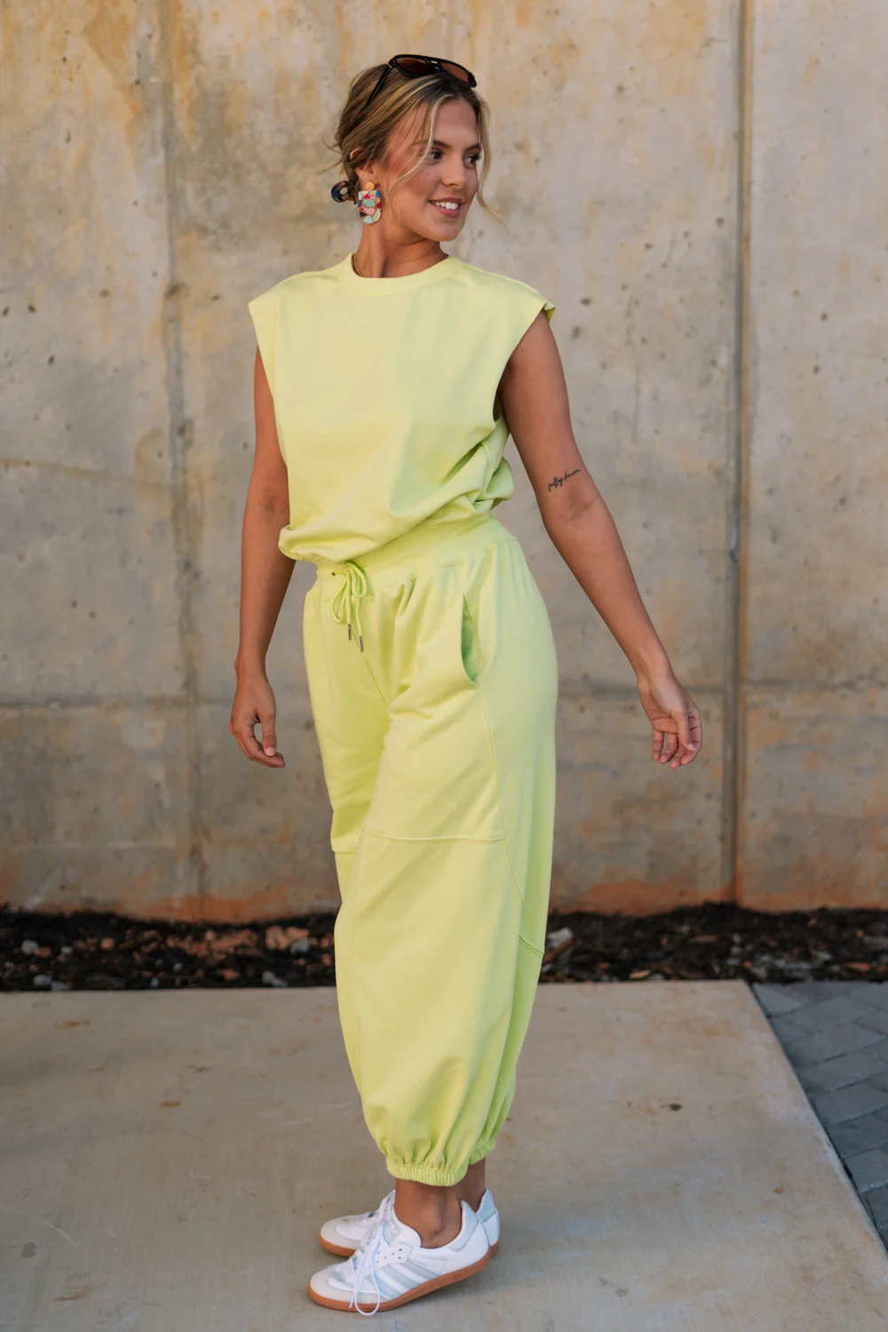 Alexis Green Sleeveless Jogger Jumpsuit - Image 6