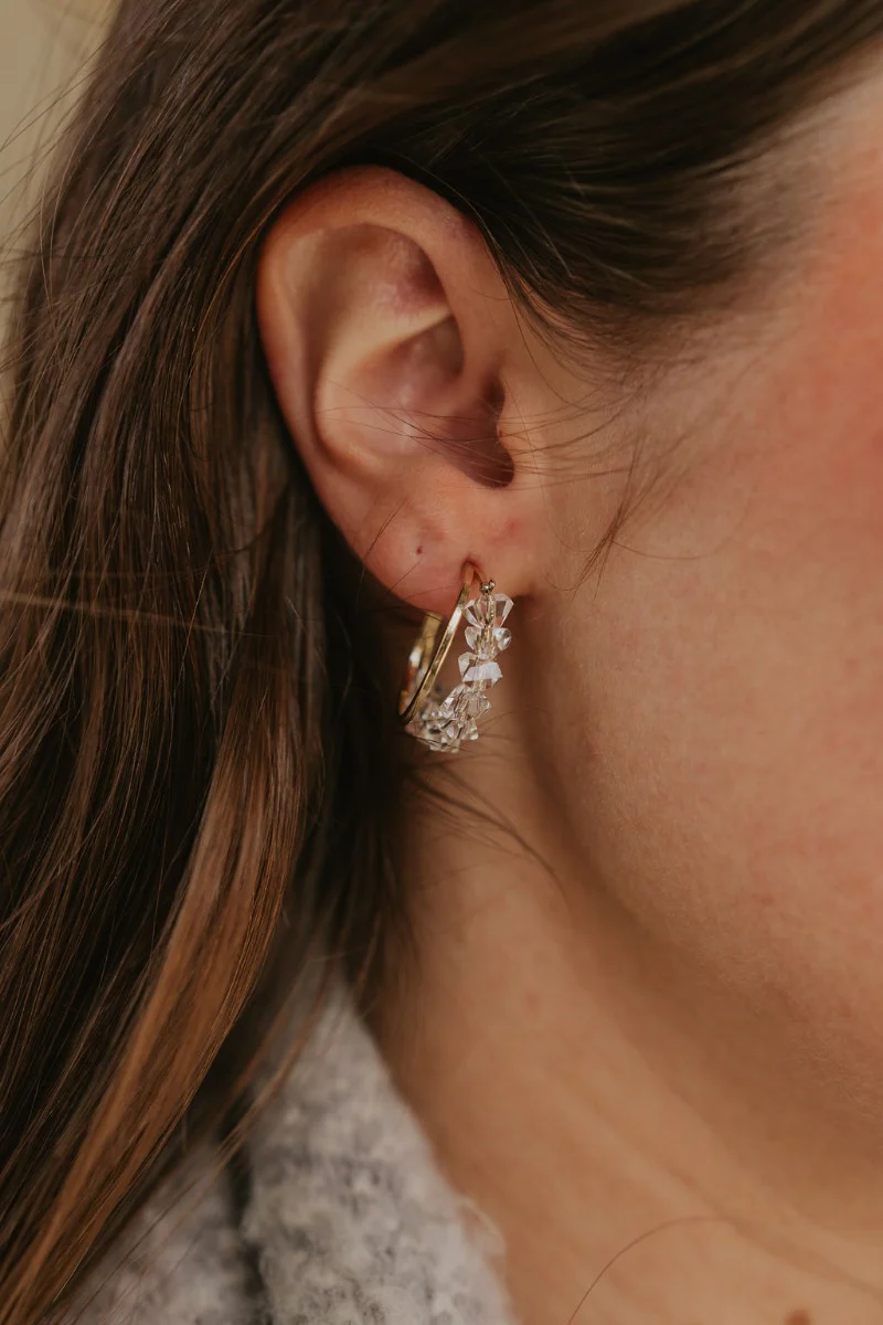 Radiant Double Hoop Earrings