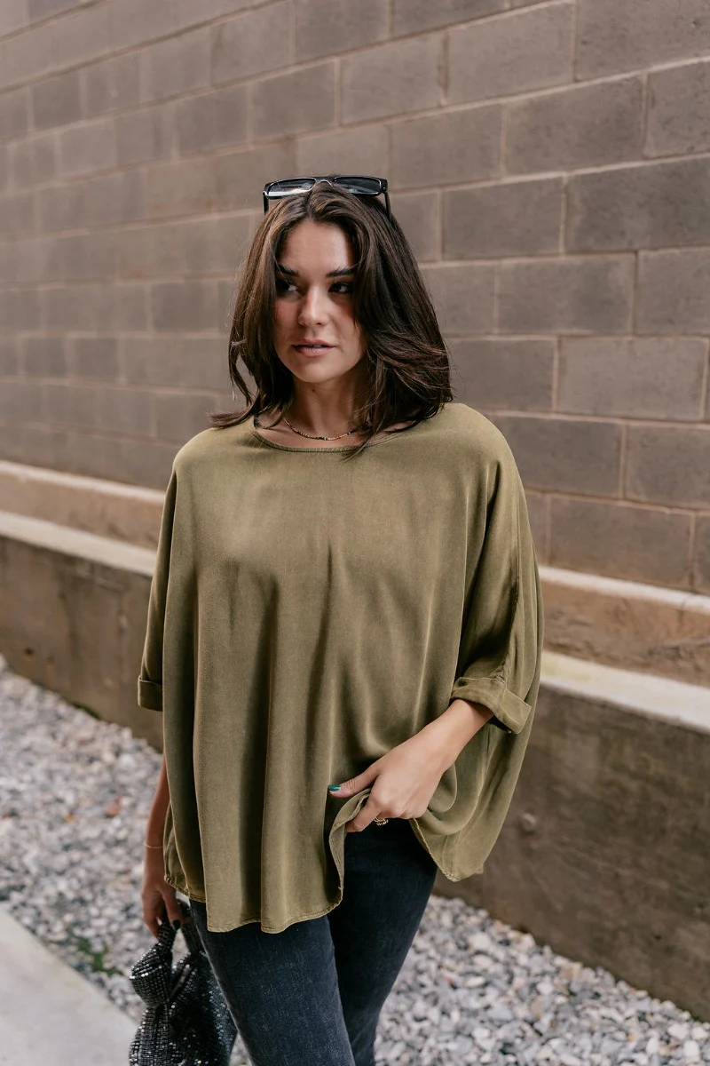 Raelyn Olive Green Top - Image 10