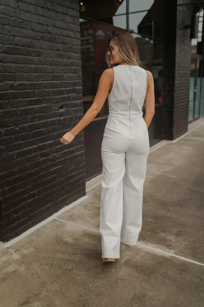 Ready To Go Denim Jumpsuit - Image 6