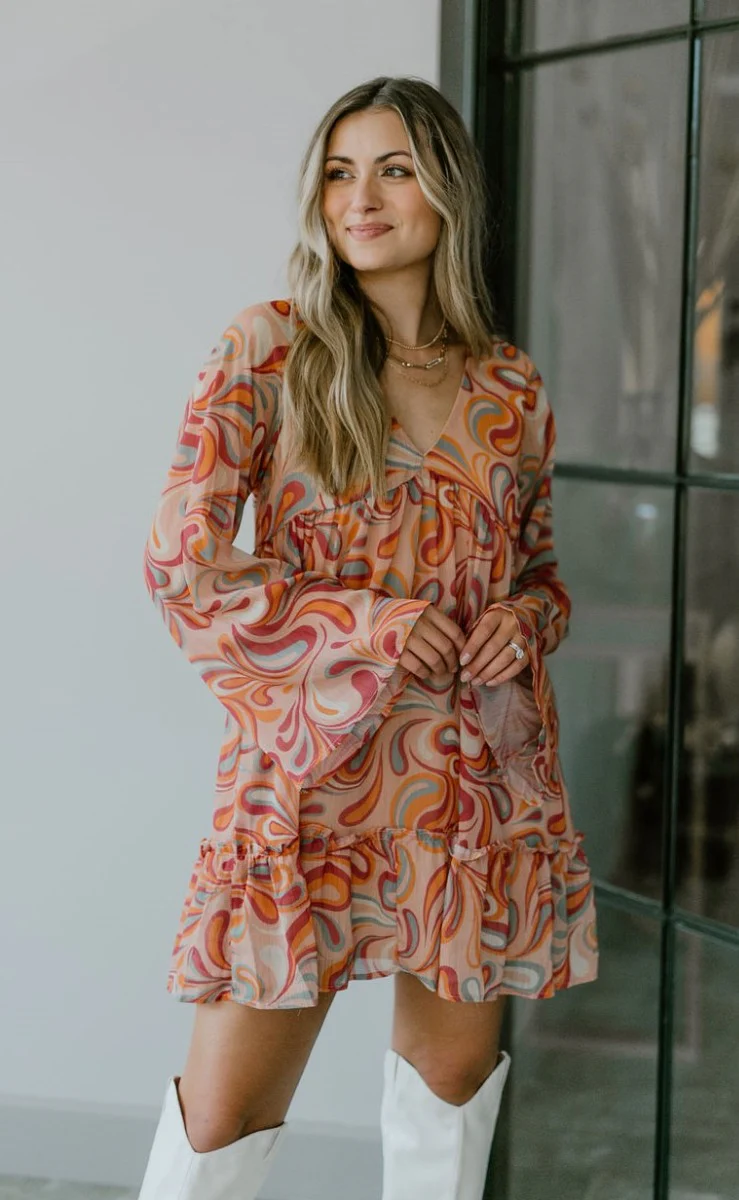 Retro Revival Dress - Image 2