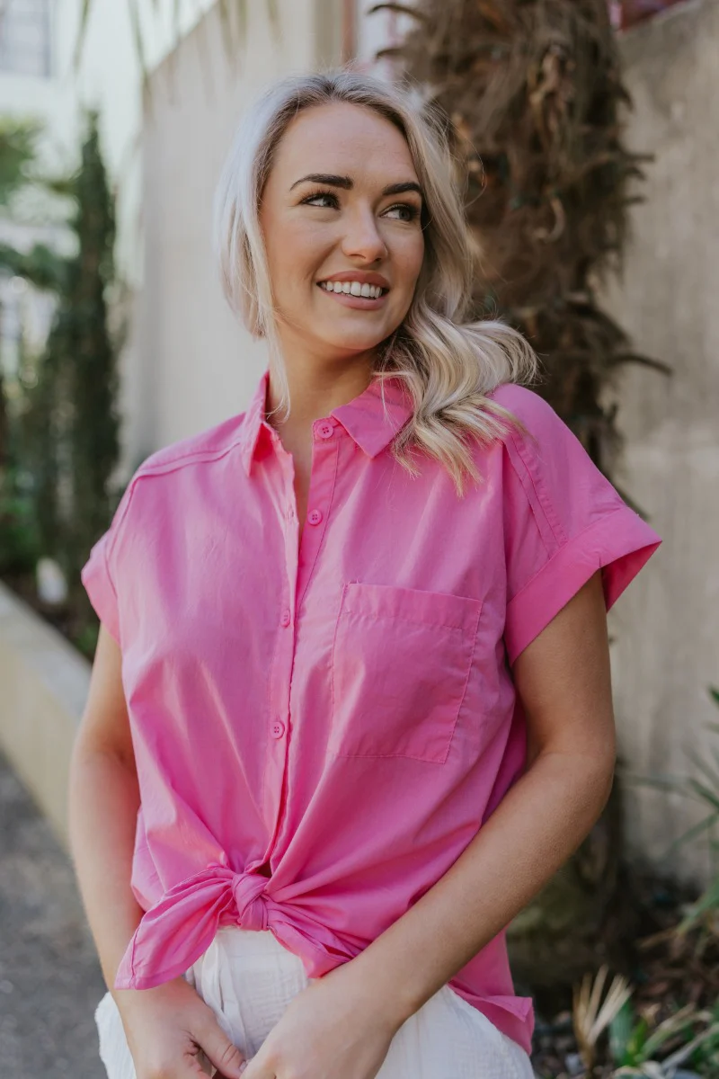 Road Trip Top in Pink - Image 3