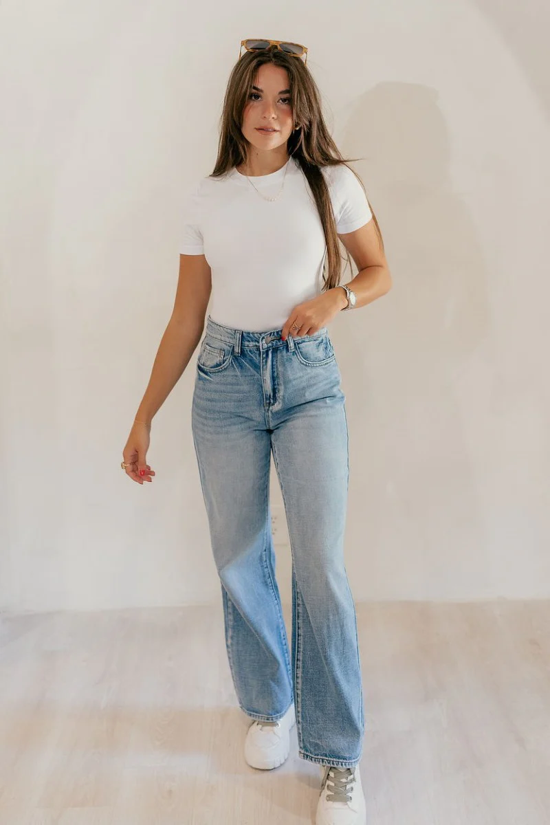 Rooted Denim: Camila Wide Leg Jeans - Image 3