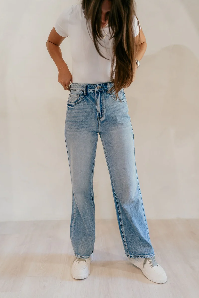 Rooted Denim: Camila Wide Leg Jeans - Image 4