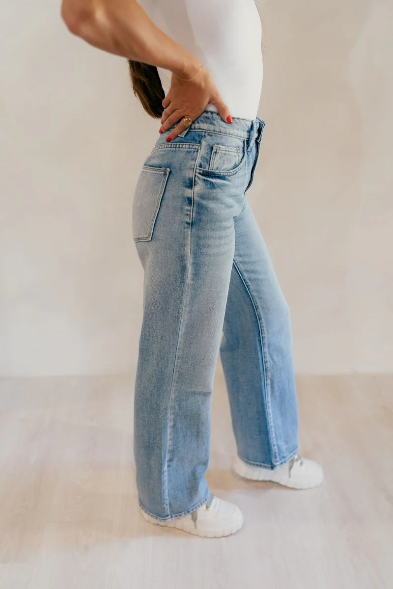 Rooted Denim: Camila Wide Leg Jeans - Image 7