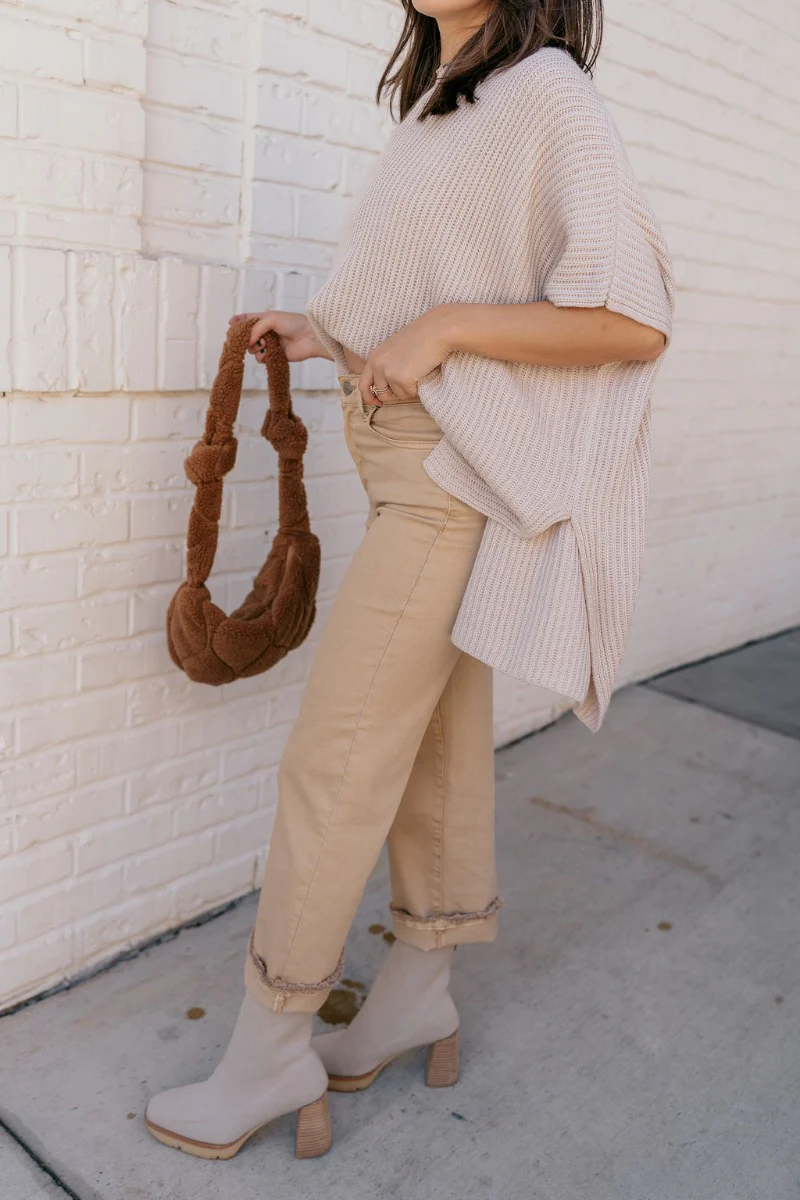 Rooted Denim: Morgan Light Mustard Straight Leg Jeans - Image 3