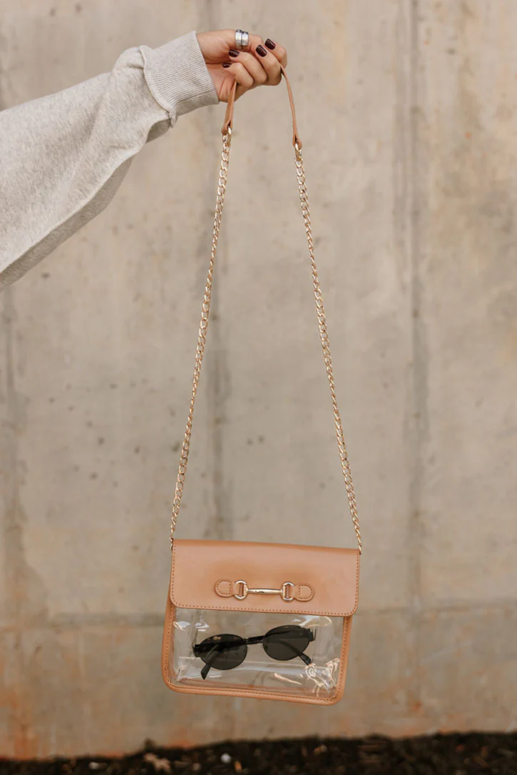 Rowan Clear & Beige Purse - Image 2