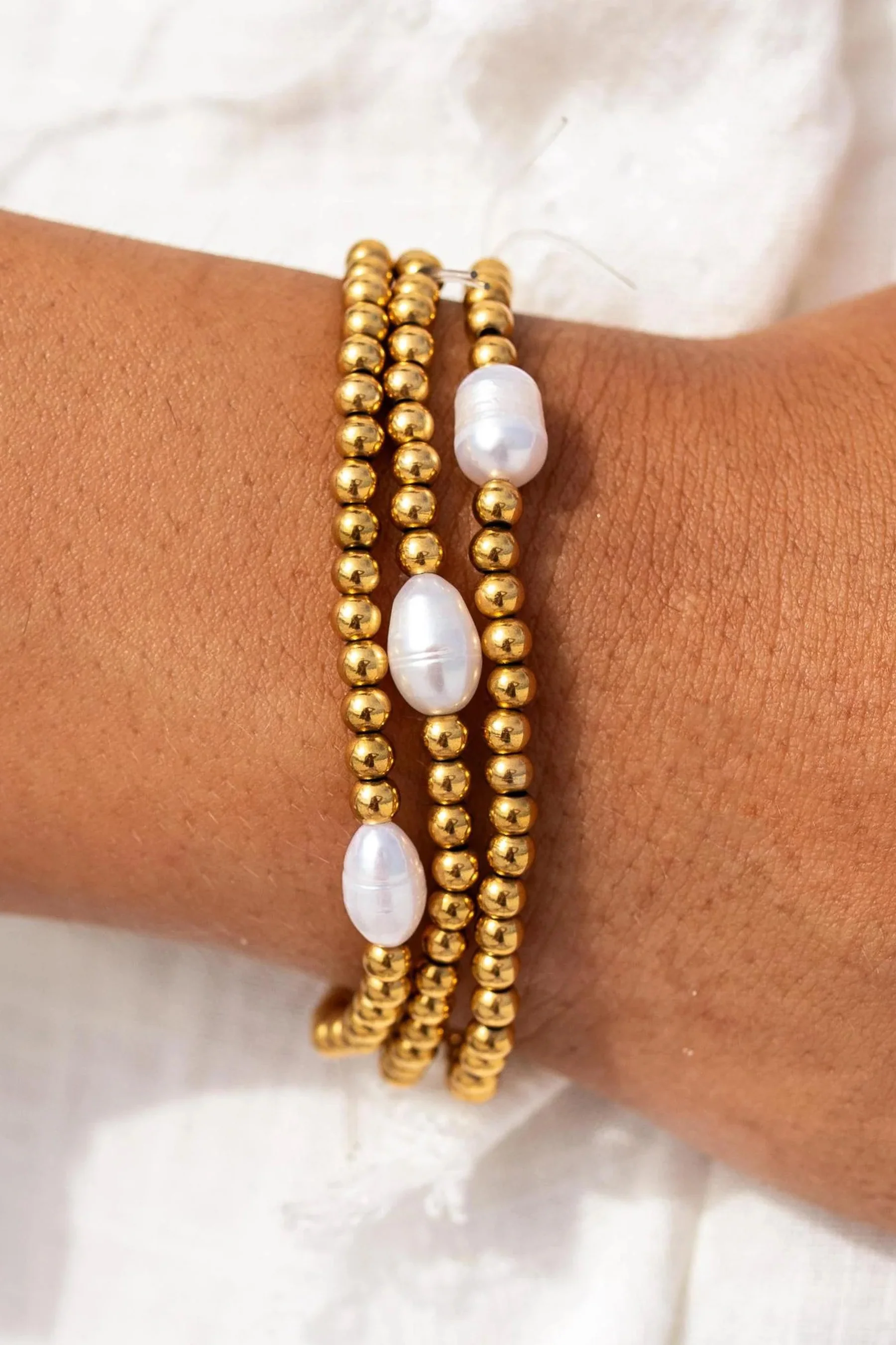 ALCO Seaside Pearl Gold Bracelet