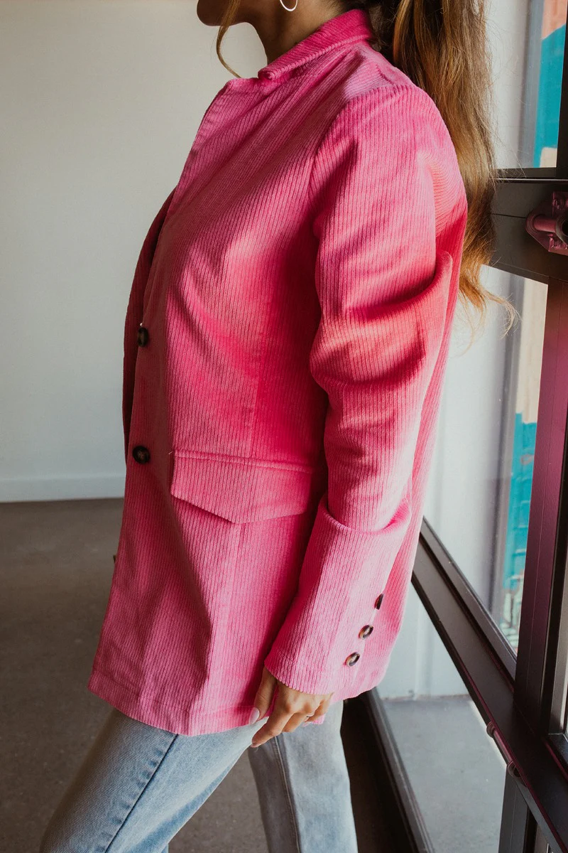 Seasons Change Jacket In Pink - Image 4