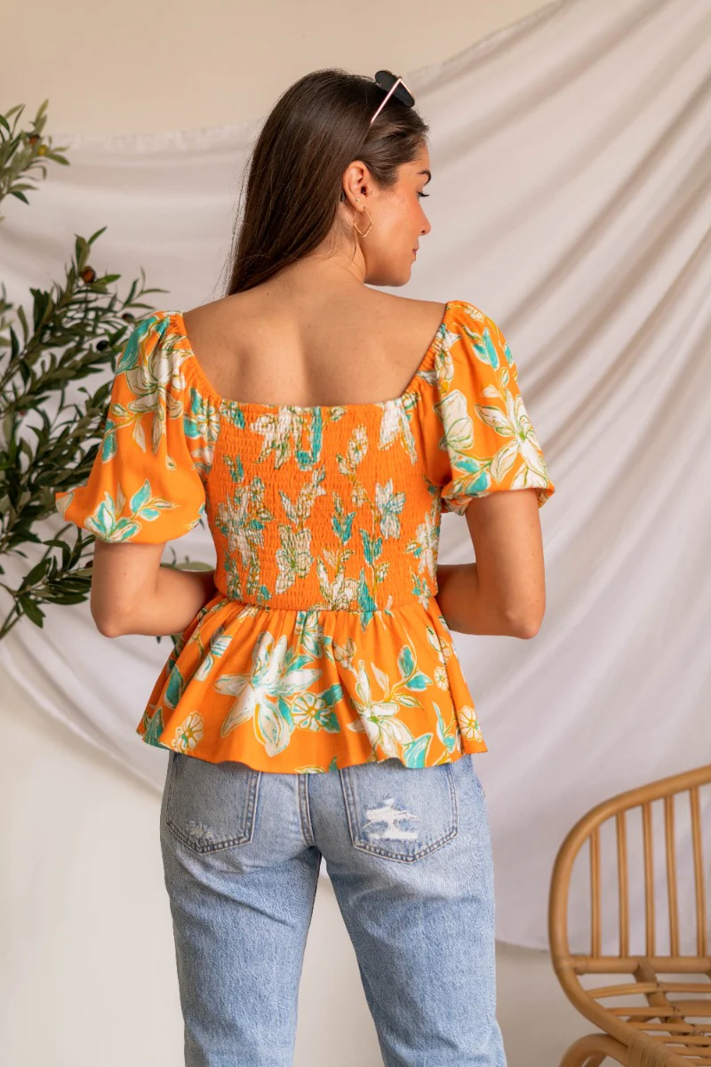 Serena Floral Top - Image 4