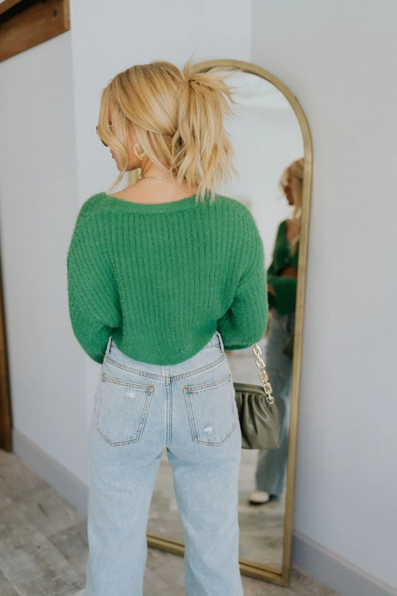 She's So Lucky Cropped Cardigan - Image 7