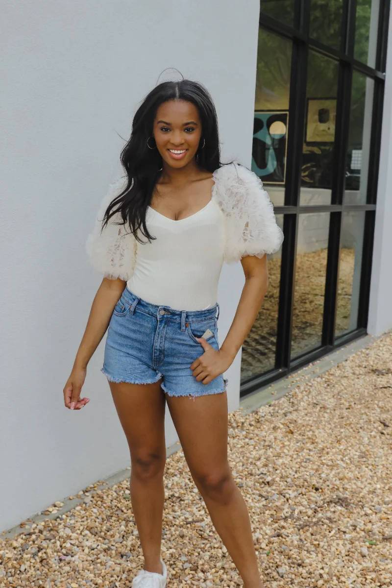 Shine On Ruffle Bodysuit - Image 2