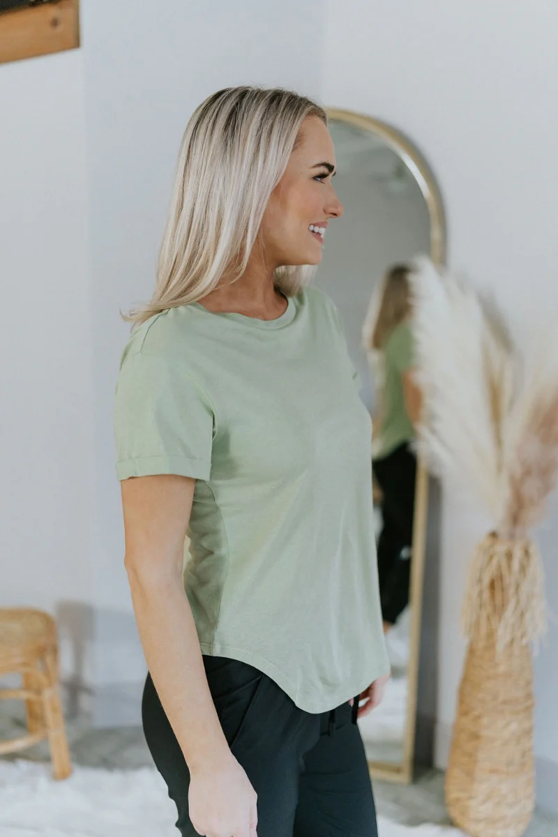 Simply Made Top in Light Sage - Image 4