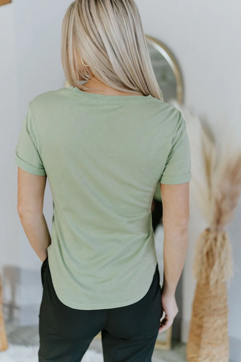 Simply Made Top in Light Sage - Image 7