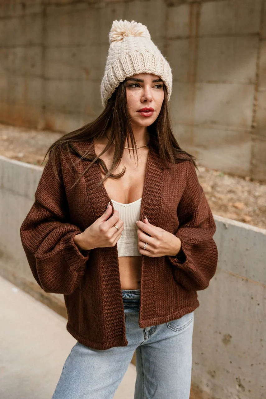 Sonya Cable Knit Cardigan - Image 11