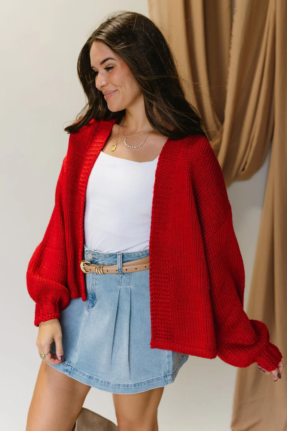 Sonya Cable Knit Cardigan - Image 3