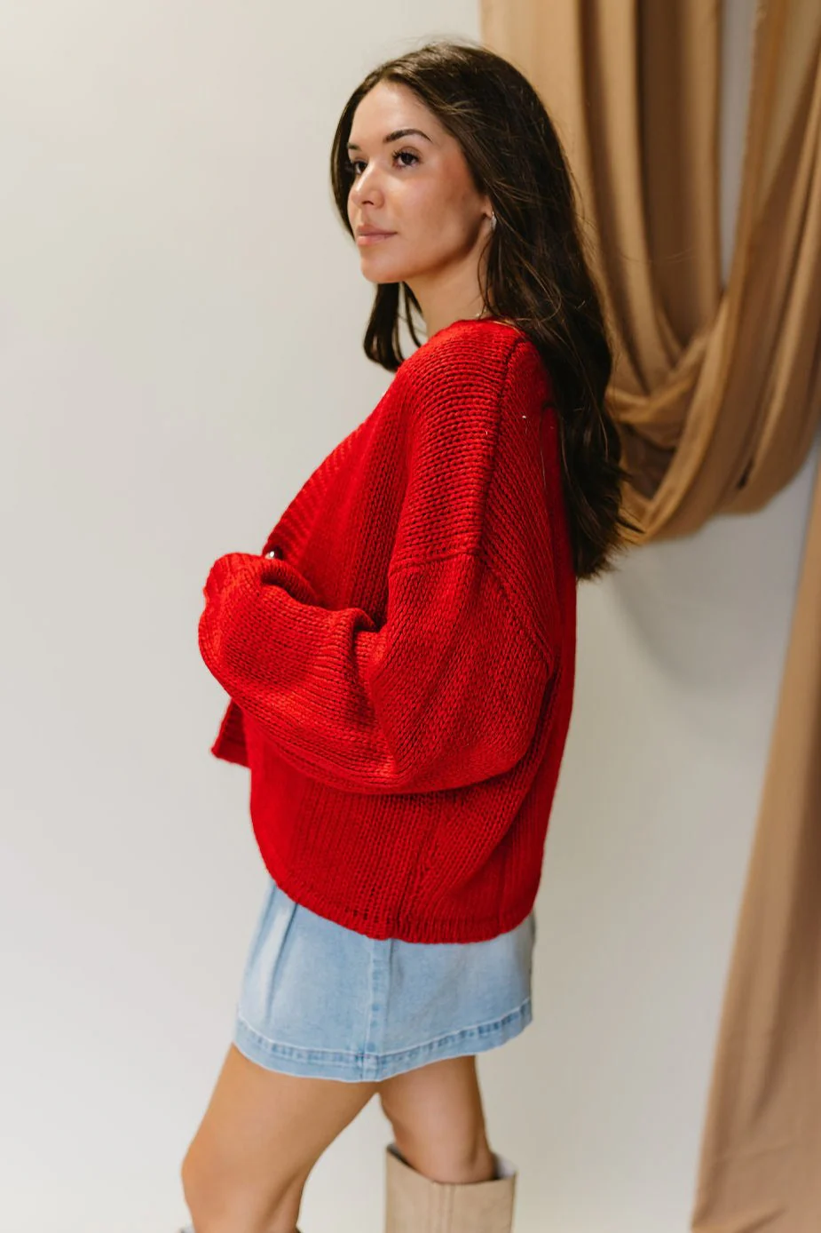 Sonya Cable Knit Cardigan - Image 7