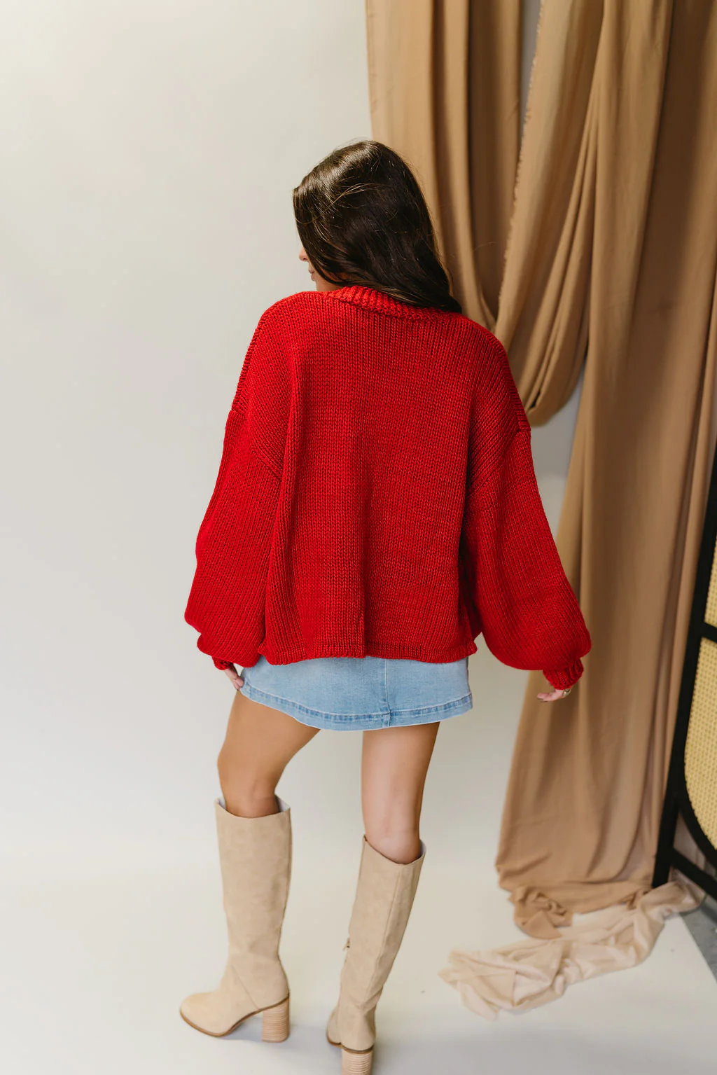 Sonya Cable Knit Cardigan - Image 8