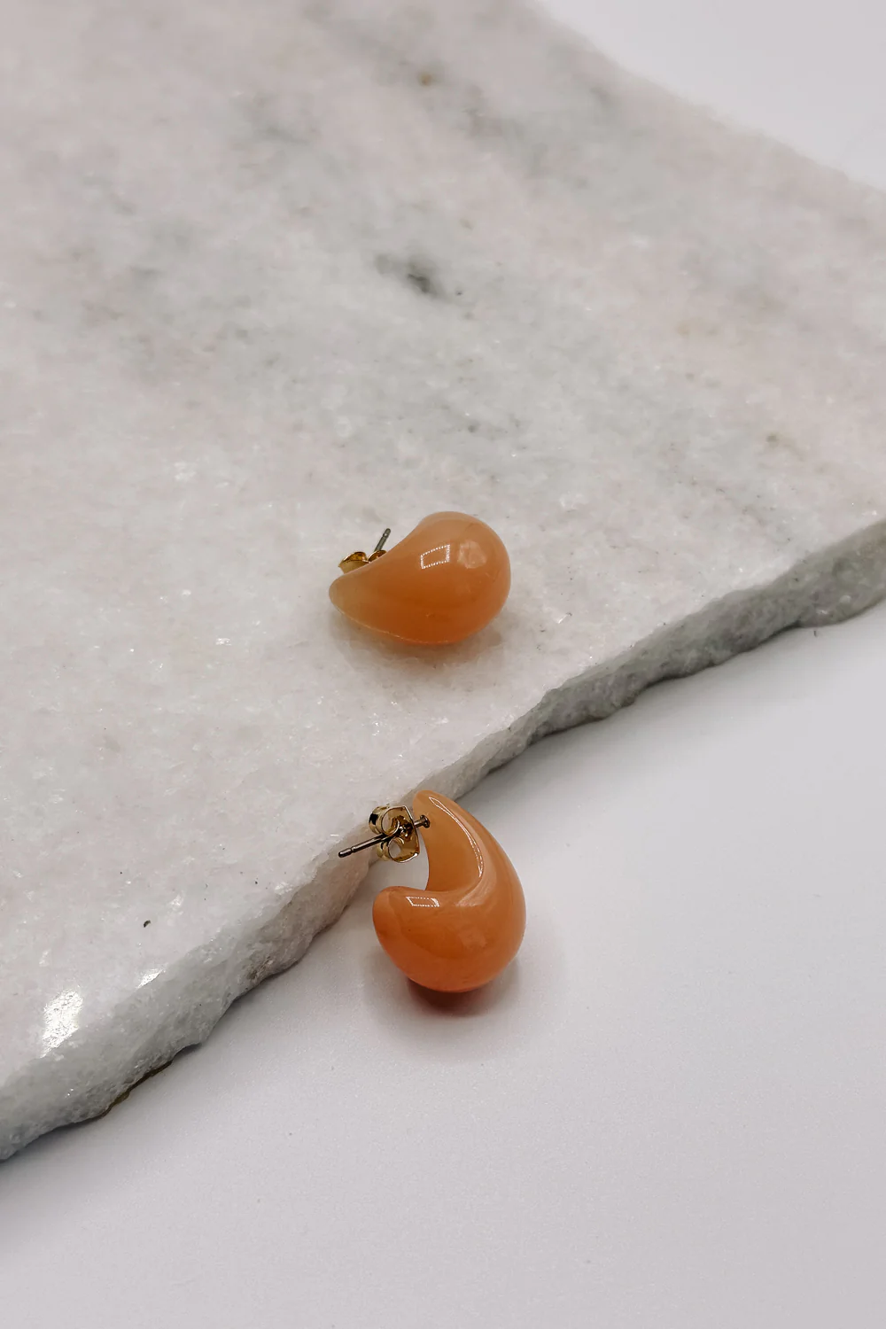 Sophie Peach Scoop Hoop Earring - Image 2