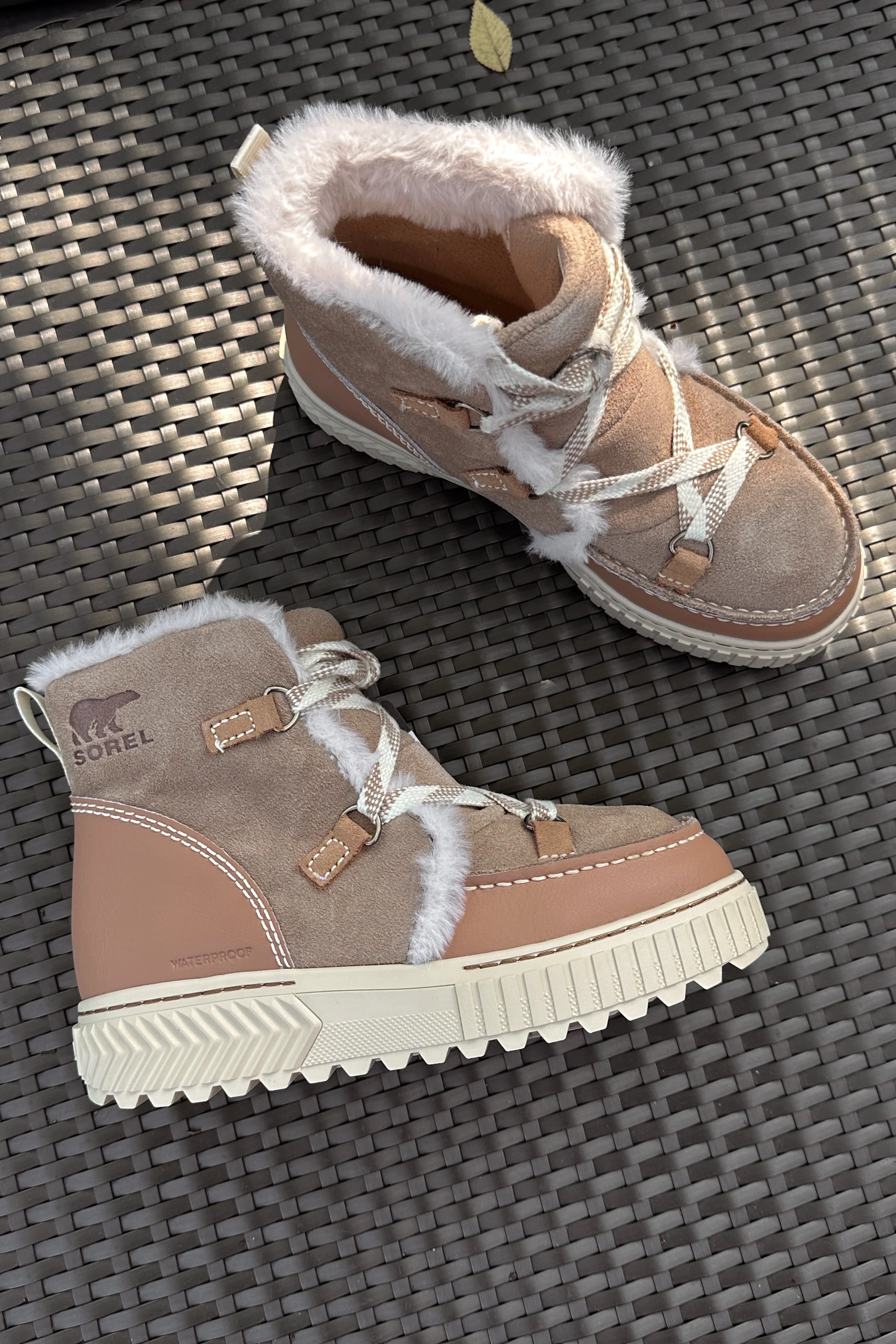 Sorel Ona Ave Alpine Dusty Tan, Tawny Buff Waterproof Boot - Image 3