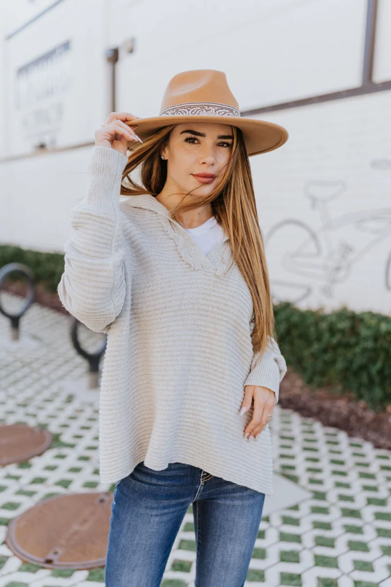 Stand Out Sweater in Grey