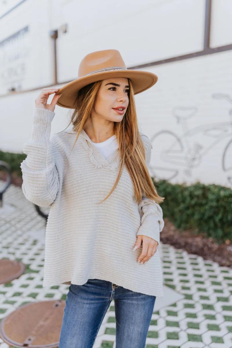 Stand Out Sweater in Grey - Image 2
