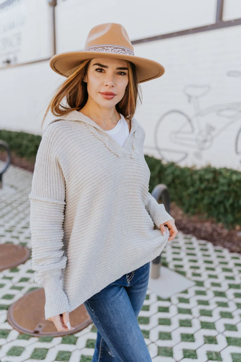 Stand Out Sweater in Grey - Image 6
