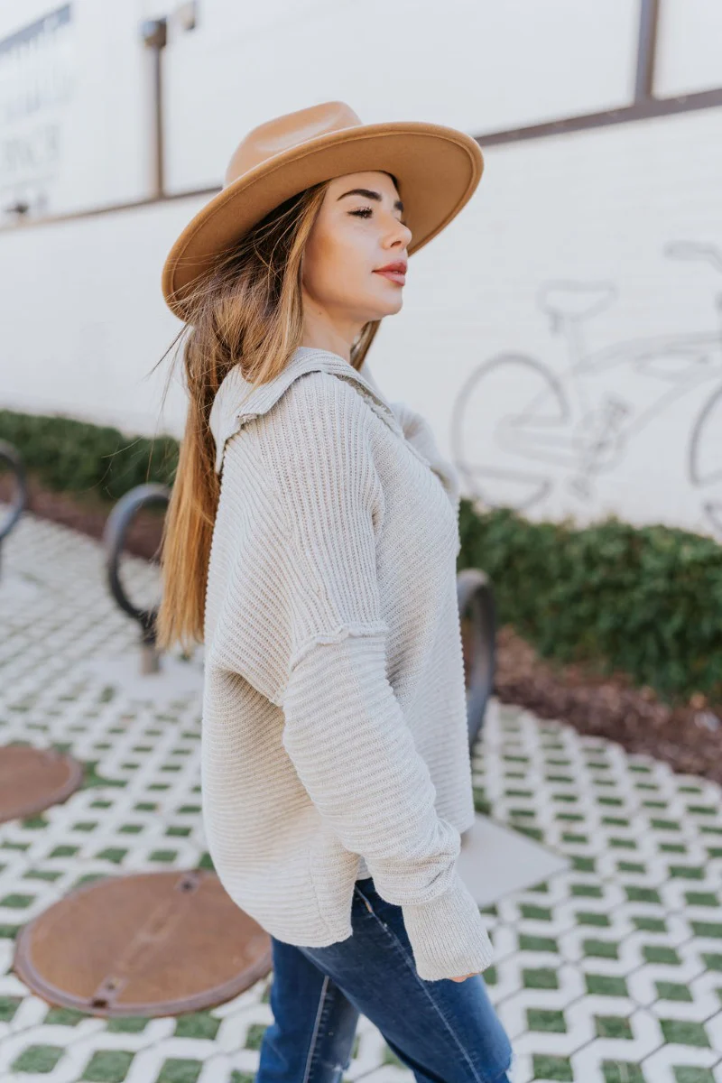 Stand Out Sweater in Grey - Image 7