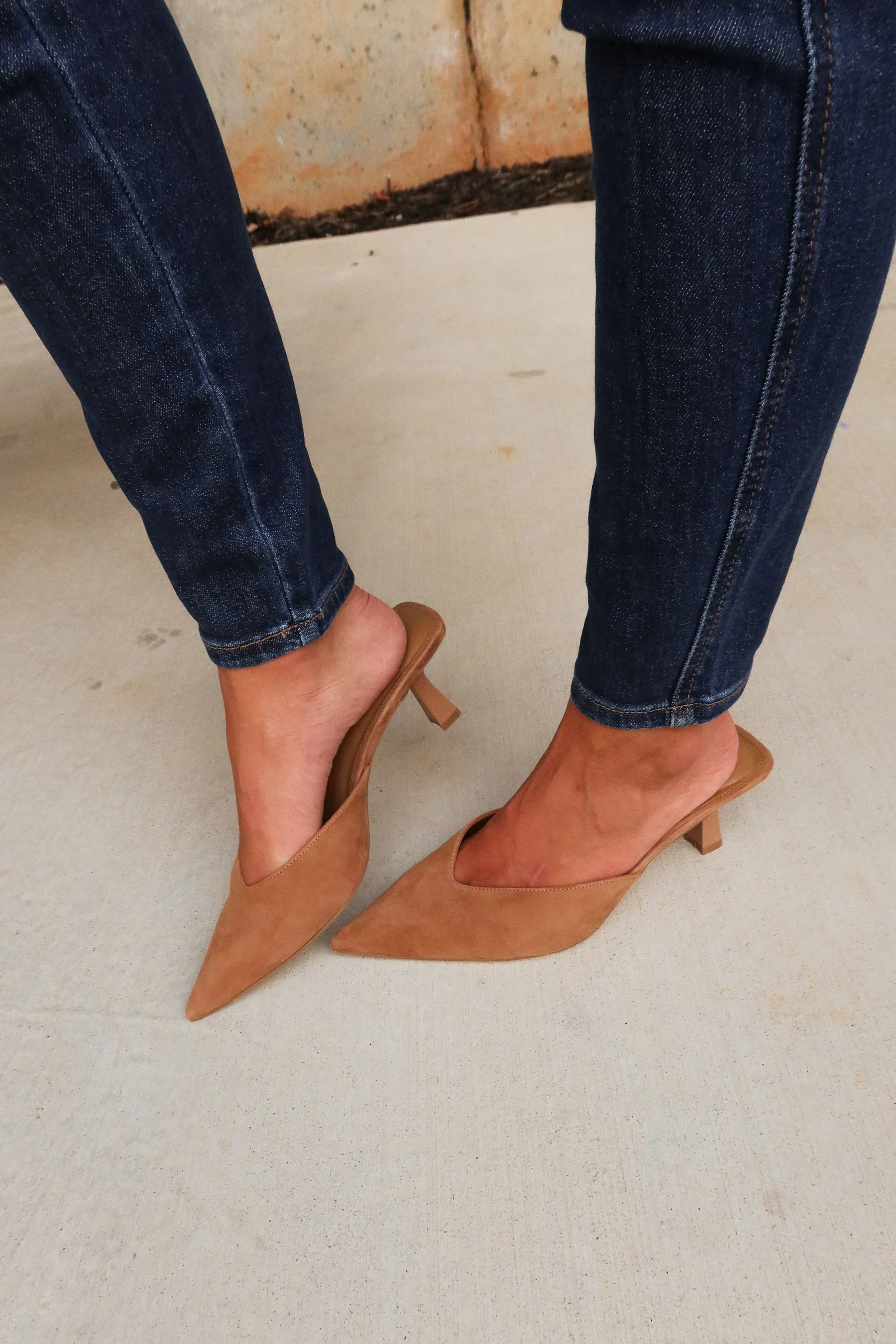 Steve Madden Mod Chestnut Suede Dress Mule - Image 2
