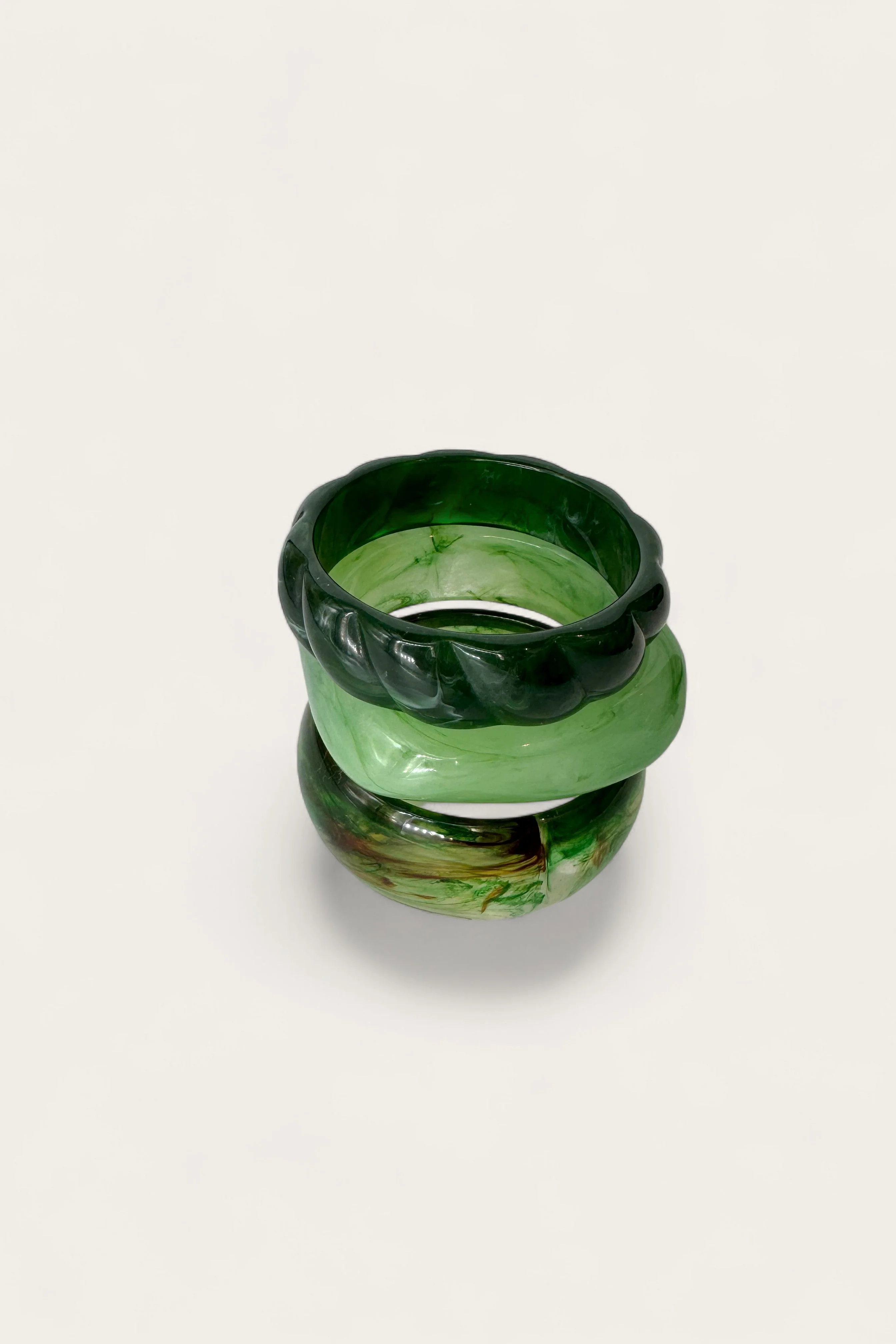Stevie Green Multi Bangle Set - Image 2