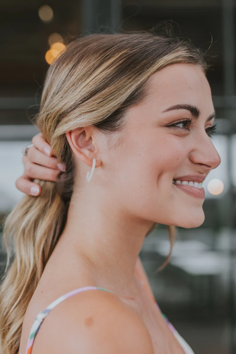Summer Loving Earrings in Ivory
