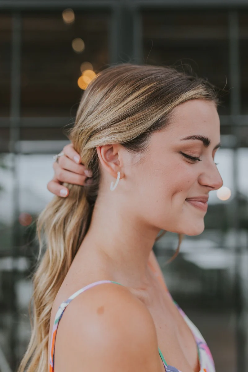 Summer Loving Earrings in Ivory - Image 2