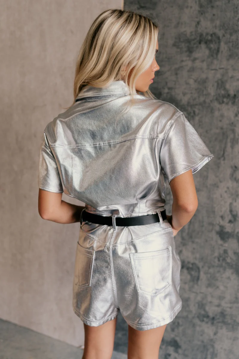 Supernova Metallic Romper - Image 4