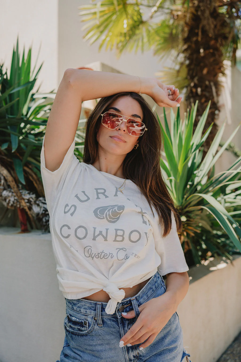 Surfing Cowboy Tee - Image 3
