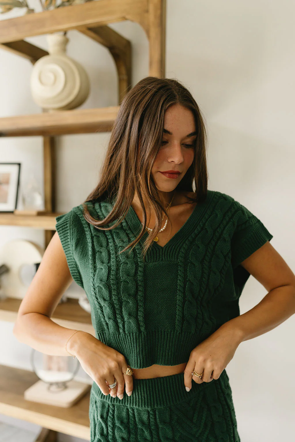 Sutton Green Knit Top - Image 3
