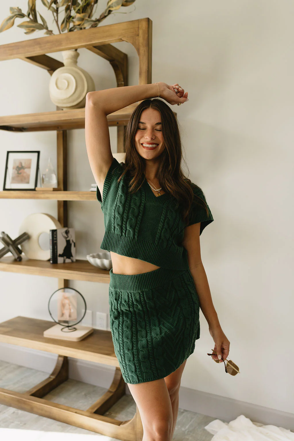 Sutton Green Knit Top - Image 4