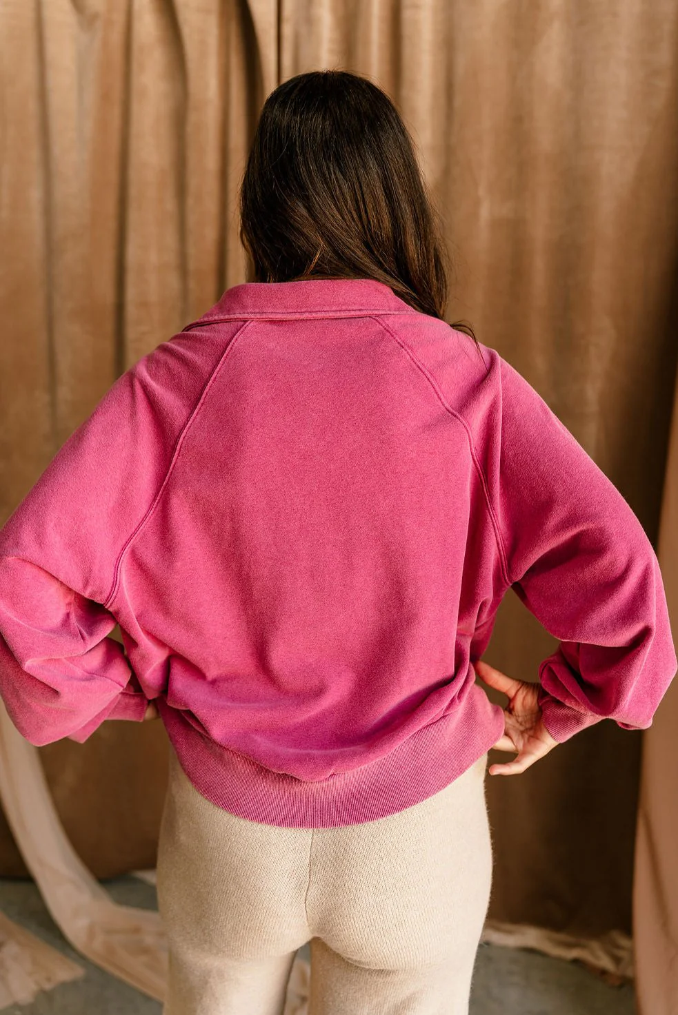 Margot Quarter Button Up Sweatshirt - Image 11