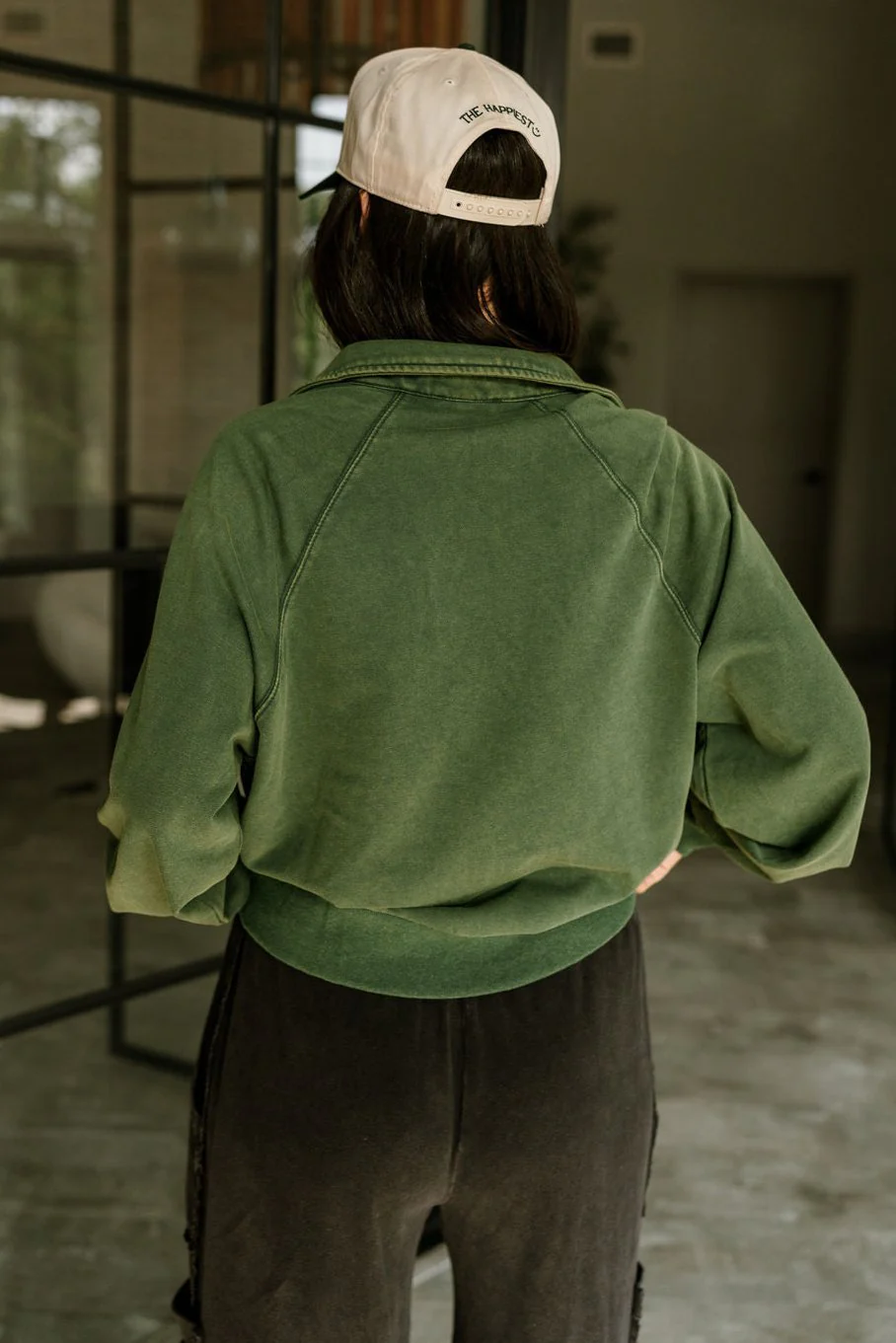 Margot Quarter Button Up Sweatshirt - Image 5