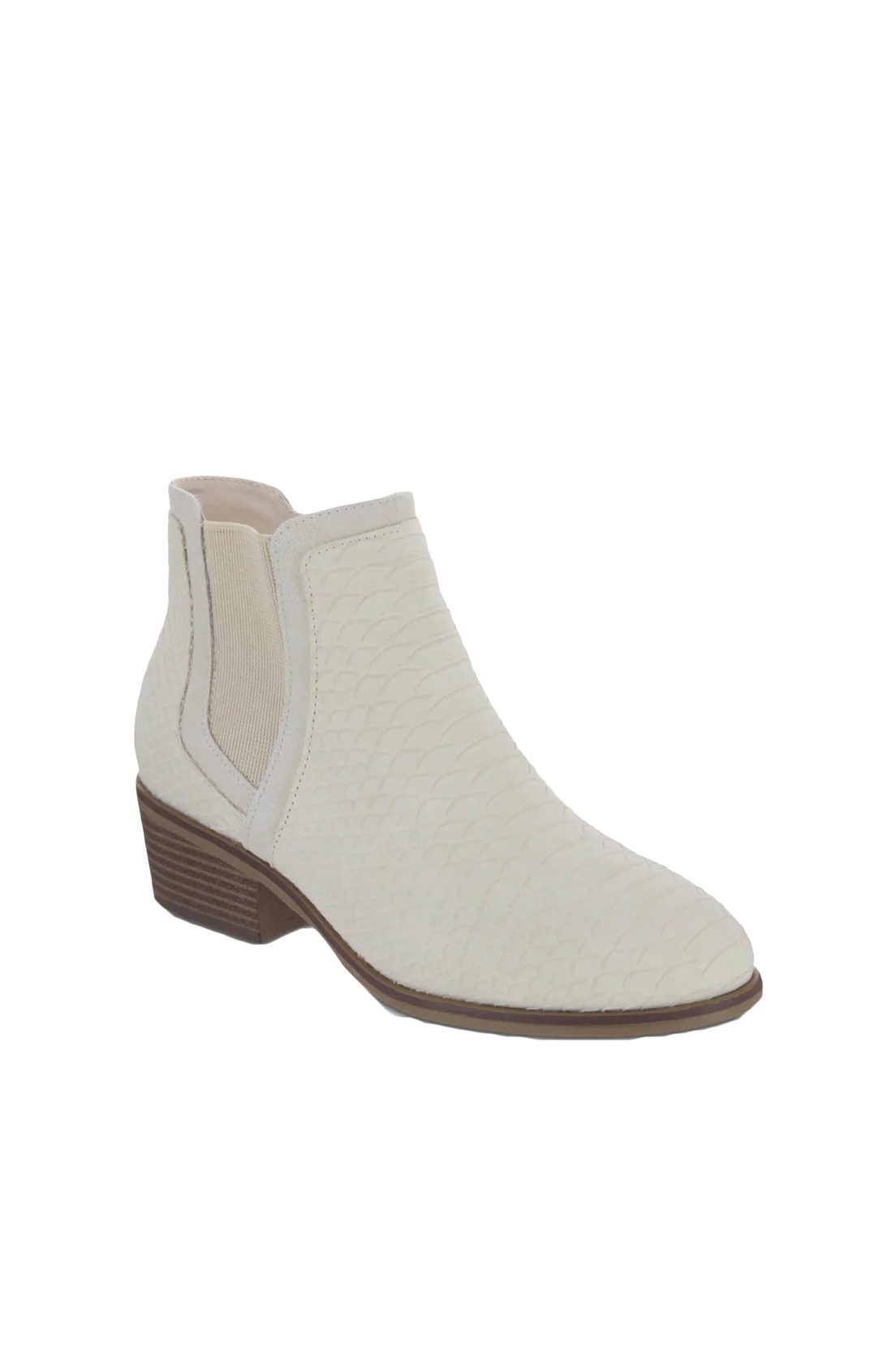 Talya Bootie in Ivory