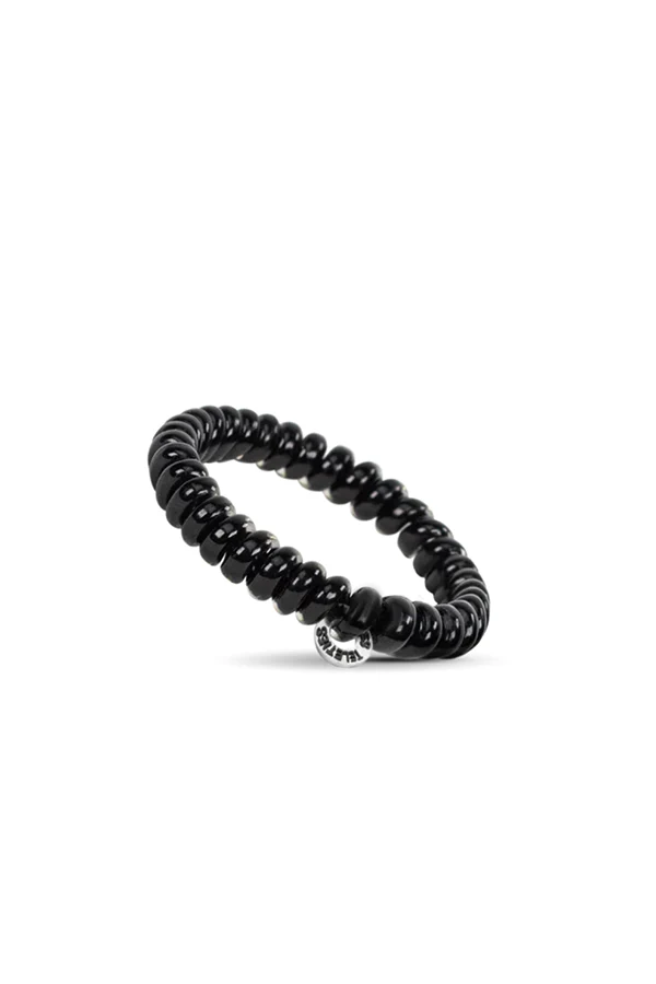 Teleties Jet Black Small Hair Ties - Image 2