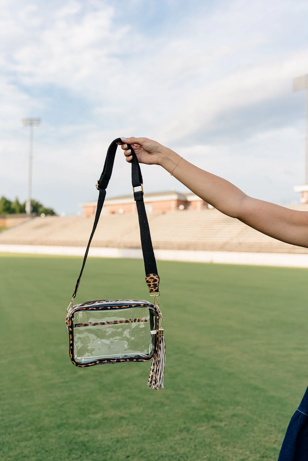 Johanna Clear Leopard Crossbody Purse - Image 5