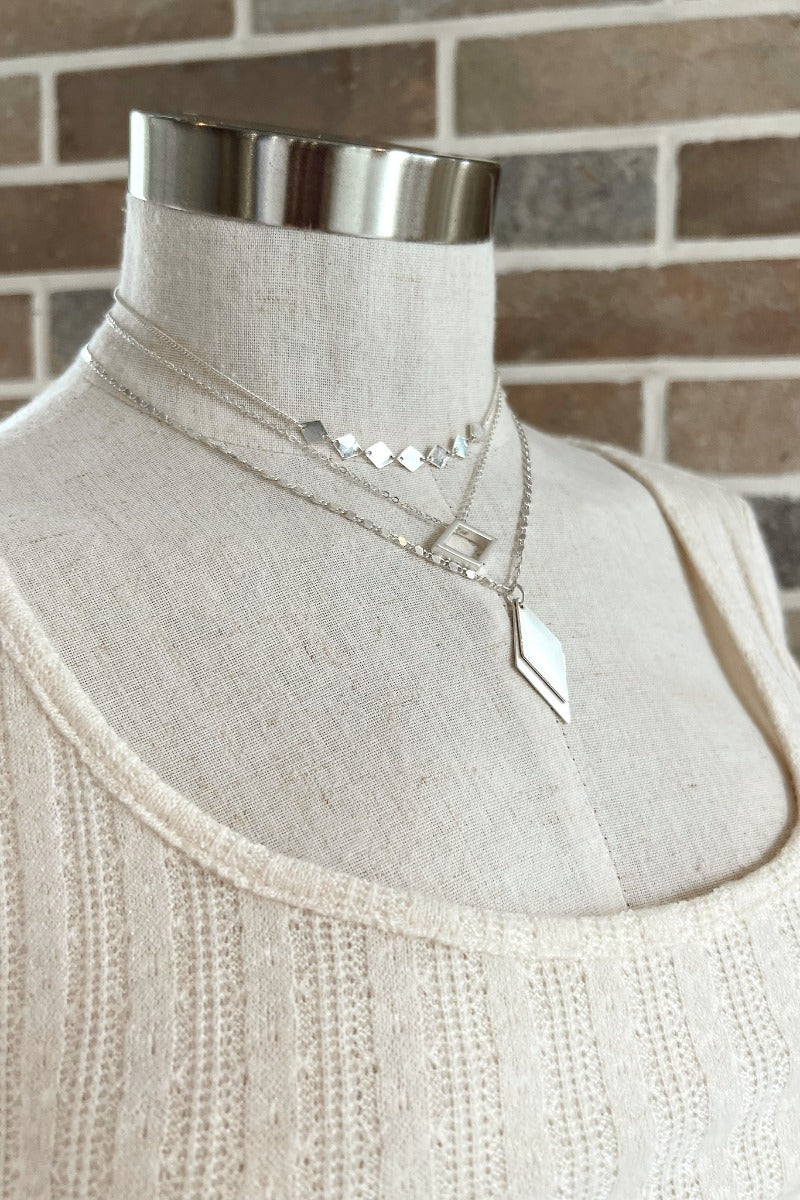Time To Travel Necklace In Silver
